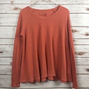 We The Free Anthropologie Thermal Raglan